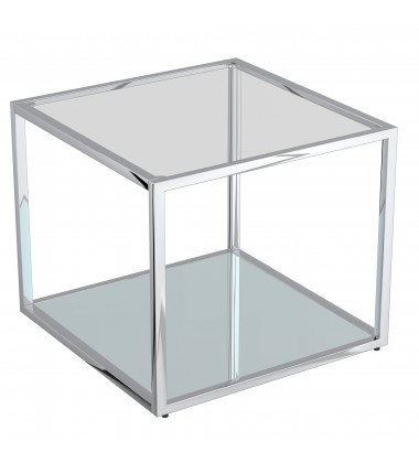  Worldwide -CASINI-4PC MULTI TIER TABLE-SILVER - (303-632CH-4)