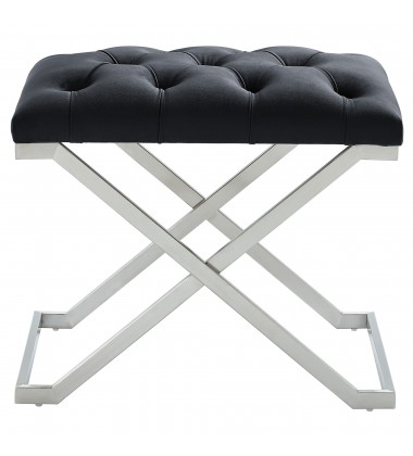  Worldwide -ALDO-SINGLE BENCH-BLACK/SILVER - (401-103BK)