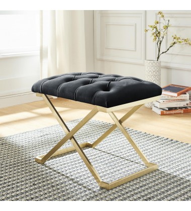 Worldwide -RADA-SINGLE BENCH-BLACK/GOLD - (401-404BK) Worldwide -RADA-SINGLE BENCH-BLACK/GOLD - (401-404BK)