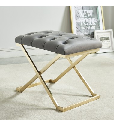 Worldwide -RADA-SINGLE BENCH-GREY/GOLD - (401-404GY) Worldwide -RADA-SINGLE BENCH-GREY/GOLD - (401-404GY)