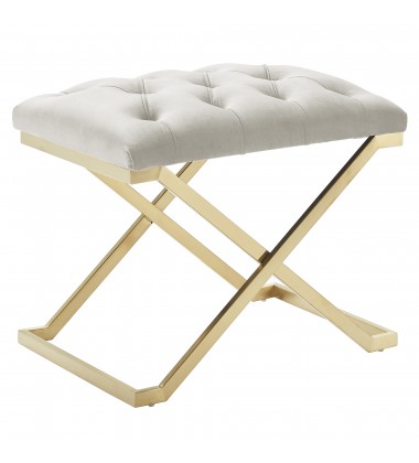 Worldwide -RADA-SINGLE BENCH-IVORY/GOLD - (401-404IV) Worldwide -RADA-SINGLE BENCH-IVORY/GOLD - (401-404IV)