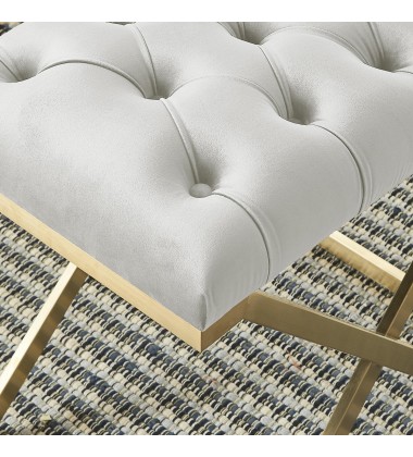 Worldwide -RADA-SINGLE BENCH-IVORY/GOLD - (401-404IV) Worldwide -RADA-SINGLE BENCH-IVORY/GOLD - (401-404IV)