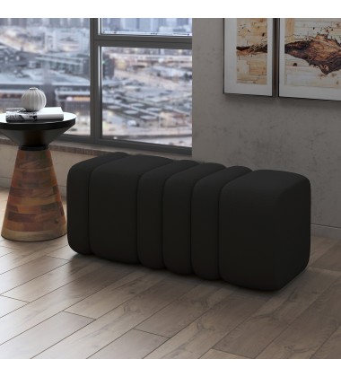  Worldwide -RIGEL-LARGE OTTOMAN-BLACK - (402-133BK)
