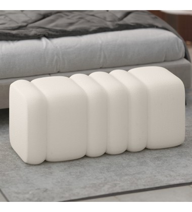  Worldwide -RIGEL-LARGE OTTOMAN-IVORY - (402-133IV)