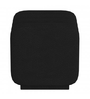  Worldwide -RIGEL-SMALL OTTOMAN-BLACK - (402-133SM_BK)
