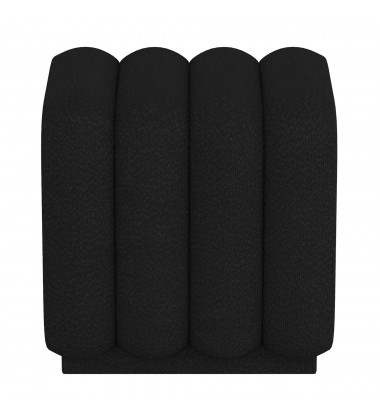  Worldwide -RIGEL-SMALL OTTOMAN-BLACK - (402-133SM_BK)