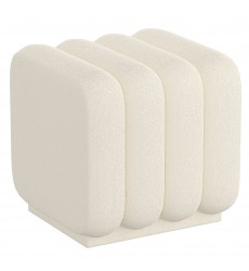  Worldwide -RIGEL-SMALL OTTOMAN-IVORY - (402-133SM_IV)