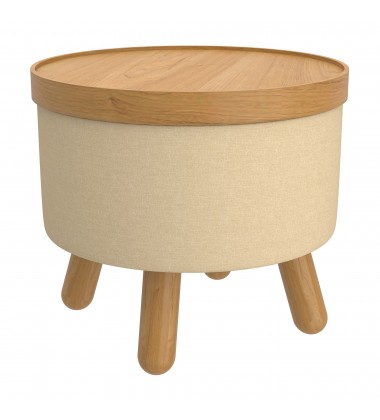  Worldwide -BETSY-STORAGE OTTOMAN-BEIGE_NATURAL - (402-376BG_NT)