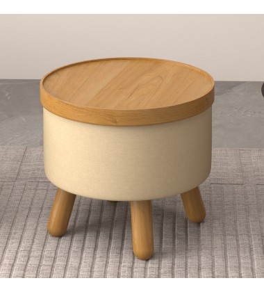  Worldwide -BETSY-STORAGE OTTOMAN-BEIGE_NATURAL - (402-376BG_NT)