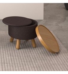  Worldwide -BETSY-STORAGE OTTOMAN-CHARCOAL_NATURAL - (402-376CH_NT)