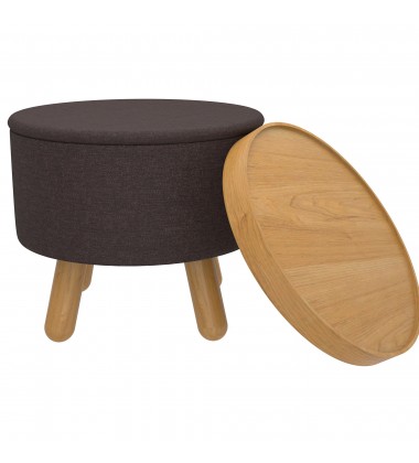  Worldwide -BETSY-STORAGE OTTOMAN-CHARCOAL_NATURAL - (402-376CH_NT)