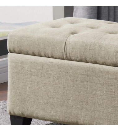 Worldwide -HARPER-STORAGE OTTOMAN-BEIGE - (402-503BG) Worldwide -HARPER-STORAGE OTTOMAN-BEIGE - (402-503BG)