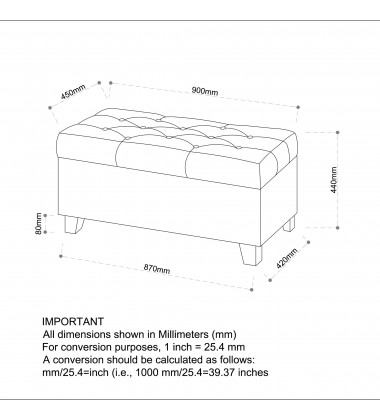 Worldwide -HARPER-STORAGE OTTOMAN-BEIGE - (402-503BG) Worldwide -HARPER-STORAGE OTTOMAN-BEIGE - (402-503BG)
