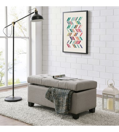 Worldwide -HARPER-STORAGE OTTOMAN-LIGHT GREY - (402-503LG) Worldwide -HARPER-STORAGE OTTOMAN-LIGHT GREY - (402-503LG)
