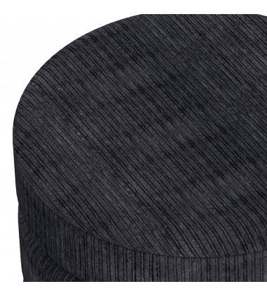 Worldwide-ROUND OTTOMAN-(402-523BLK) Worldwide-ROUND OTTOMAN-(402-523BLK)