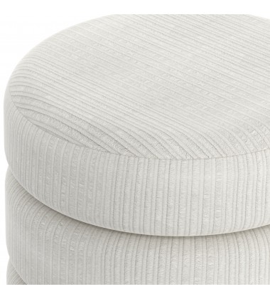  Worldwide-ROUND OTTOMAN-(402-523IV)