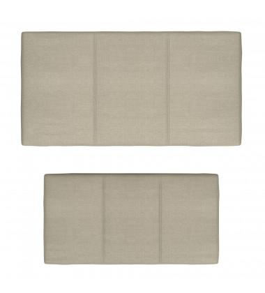  Worldwide -LEVI-2PC STORAGE OTTOMAN SET-BEIGE - (402-611BG)