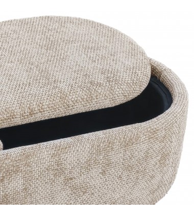 Worldwide-STORAGE OTTOMAN BENCH-(402-642BEG) Worldwide-STORAGE OTTOMAN BENCH-(402-642BEG)