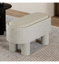  Worldwide-STORAGE OTTOMAN BENCH-(402-642WGY)