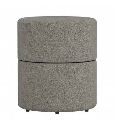 Worldwide -NOVAR-ROUND OTTOMAN-WARM GREY - (402-670WGY) Worldwide -NOVAR-ROUND OTTOMAN-WARM GREY - (402-670WGY)
