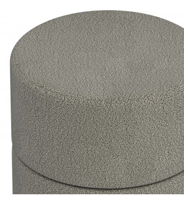 Worldwide -NOVAR-ROUND OTTOMAN-WARM GREY - (402-670WGY) Worldwide -NOVAR-ROUND OTTOMAN-WARM GREY - (402-670WGY)