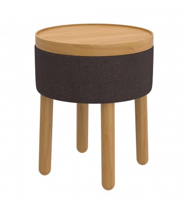  Worldwide -POLLY-STORAGE OTTOMAN-CHARCOAL_NATURAL - (402-687CH_NT)