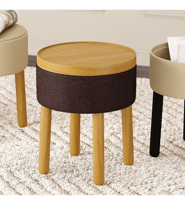  Worldwide -POLLY-STORAGE OTTOMAN-CHARCOAL_NATURAL - (402-687CH_NT)