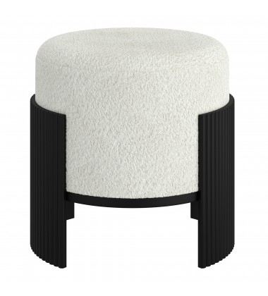  Worldwide-ROUND OTTOMAN-(402-839IV_BK)