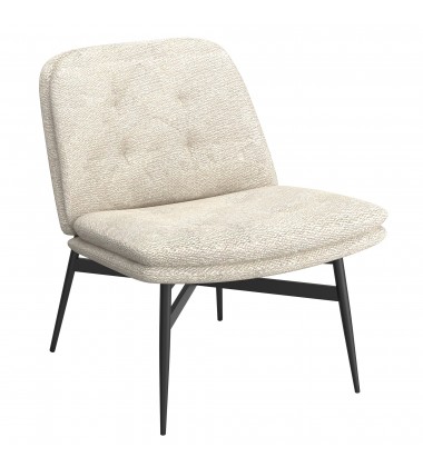  Worldwide -CALEB-ACCENT CHAIR-BEIGE - (403-091BG)