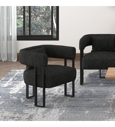 Worldwide -SCARLET-ACCENT CHAIR-CHARCOAL - (403-108CH)  Worldwide -SCARLET-ACCENT CHAIR-CHARCOAL - (403-108CH)