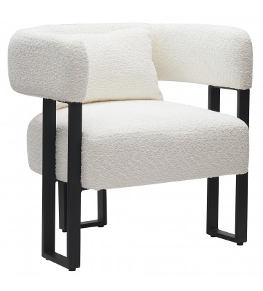 Worldwide -SCARLET-ACCENT CHAIR-IVORY - (403-108IV)  Worldwide -SCARLET-ACCENT CHAIR-IVORY - (403-108IV)