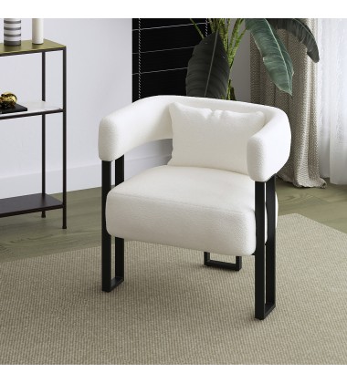 Worldwide -SCARLET-ACCENT CHAIR-IVORY - (403-108IV)  Worldwide -SCARLET-ACCENT CHAIR-IVORY - (403-108IV)