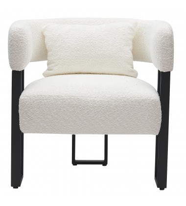 Worldwide -SCARLET-ACCENT CHAIR-IVORY - (403-108IV)  Worldwide -SCARLET-ACCENT CHAIR-IVORY - (403-108IV)