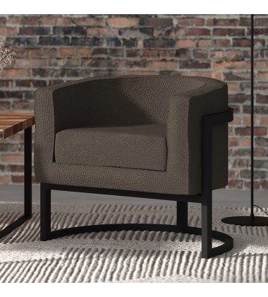  Worldwide -ZHURI-ACCENT CHAIR-CHARCOAL - (403-120CH)