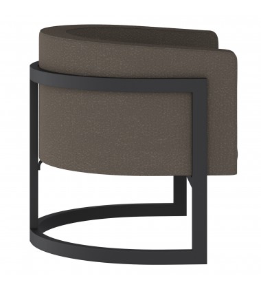  Worldwide -ZHURI-ACCENT CHAIR-CHARCOAL - (403-120CH)