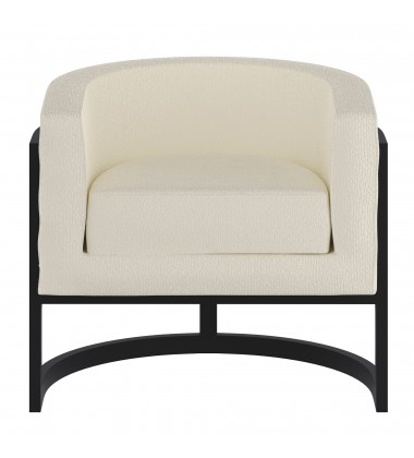  Worldwide -ZHURI-ACCENT CHAIR-IVORY - (403-120IV)