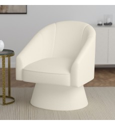 Worldwide -TILSY-ACCENT CHAIR-IVORY - (403-122IV)  Worldwide -TILSY-ACCENT CHAIR-IVORY - (403-122IV)