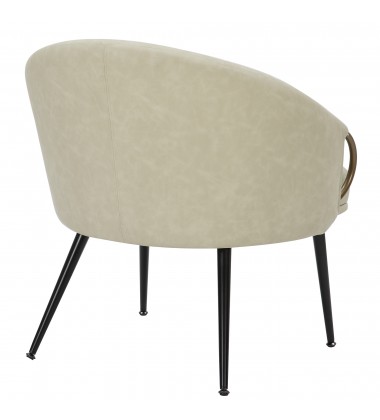  Worldwide -ZITA-ACCENT CHAIR-IVORY - (403-668IV)
