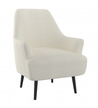  Worldwide -ZOEY-ACCENT CHAIR-CREAM - (403-675CM)