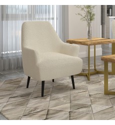 Worldwide -ZOEY-ACCENT CHAIR-CREAM - (403-675CM)  Worldwide -ZOEY-ACCENT CHAIR-CREAM - (403-675CM)
