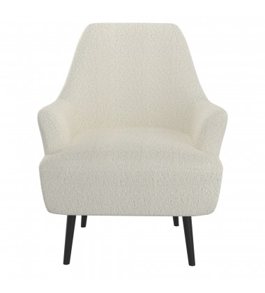  Worldwide -ZOEY-ACCENT CHAIR-CREAM - (403-675CM)