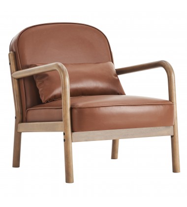  Worldwide -FANI-ACCENT CHAIR PU-SADDLE - (403-926SD)