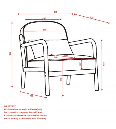  Worldwide -FANI-ACCENT CHAIR PU-SADDLE - (403-926SD)