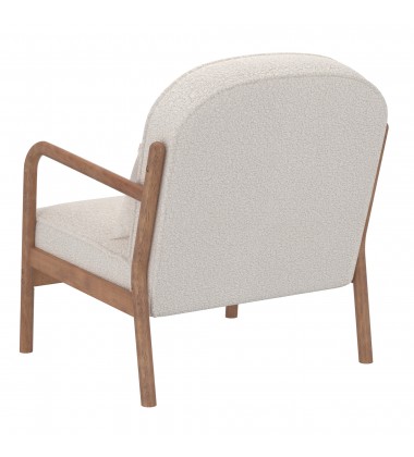  Worldwide -FANI-ACCENT CHAIR FABRIC-WHITE - (403-926WT)