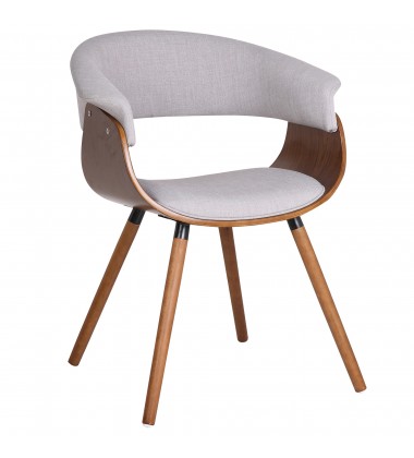 Worldwide -HOLT-ACCENT CHAIR-FABRIC GREY - (403-981GY)  Worldwide -HOLT-ACCENT CHAIR-FABRIC GREY - (403-981GY)