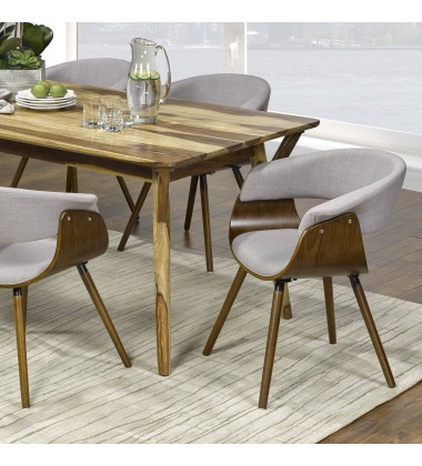 Worldwide -HOLT-ACCENT CHAIR-FABRIC GREY - (403-981GY)  Worldwide -HOLT-ACCENT CHAIR-FABRIC GREY - (403-981GY)