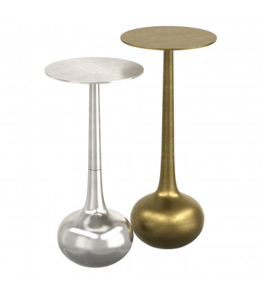 Worldwide -SYLAS-2PC ACCENT TABLE-ANTIQUE GOLD_SILVER - (501-100GL_CH) Worldwide -SYLAS-2PC ACCENT TABLE-ANTIQUE GOLD_SILVER - (501-100GL_CH)