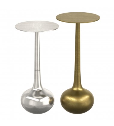 Worldwide -SYLAS-2PC ACCENT TABLE-ANTIQUE GOLD_SILVER - (501-100GL_CH) Worldwide -SYLAS-2PC ACCENT TABLE-ANTIQUE GOLD_SILVER - (501-100GL_CH)