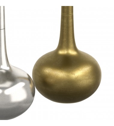 Worldwide -SYLAS-2PC ACCENT TABLE-ANTIQUE GOLD_SILVER - (501-100GL_CH) Worldwide -SYLAS-2PC ACCENT TABLE-ANTIQUE GOLD_SILVER - (501-100GL_CH)