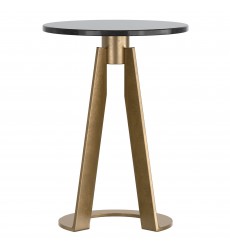  Worldwide-ROUND ACCENT TABLE-(501-112BK)